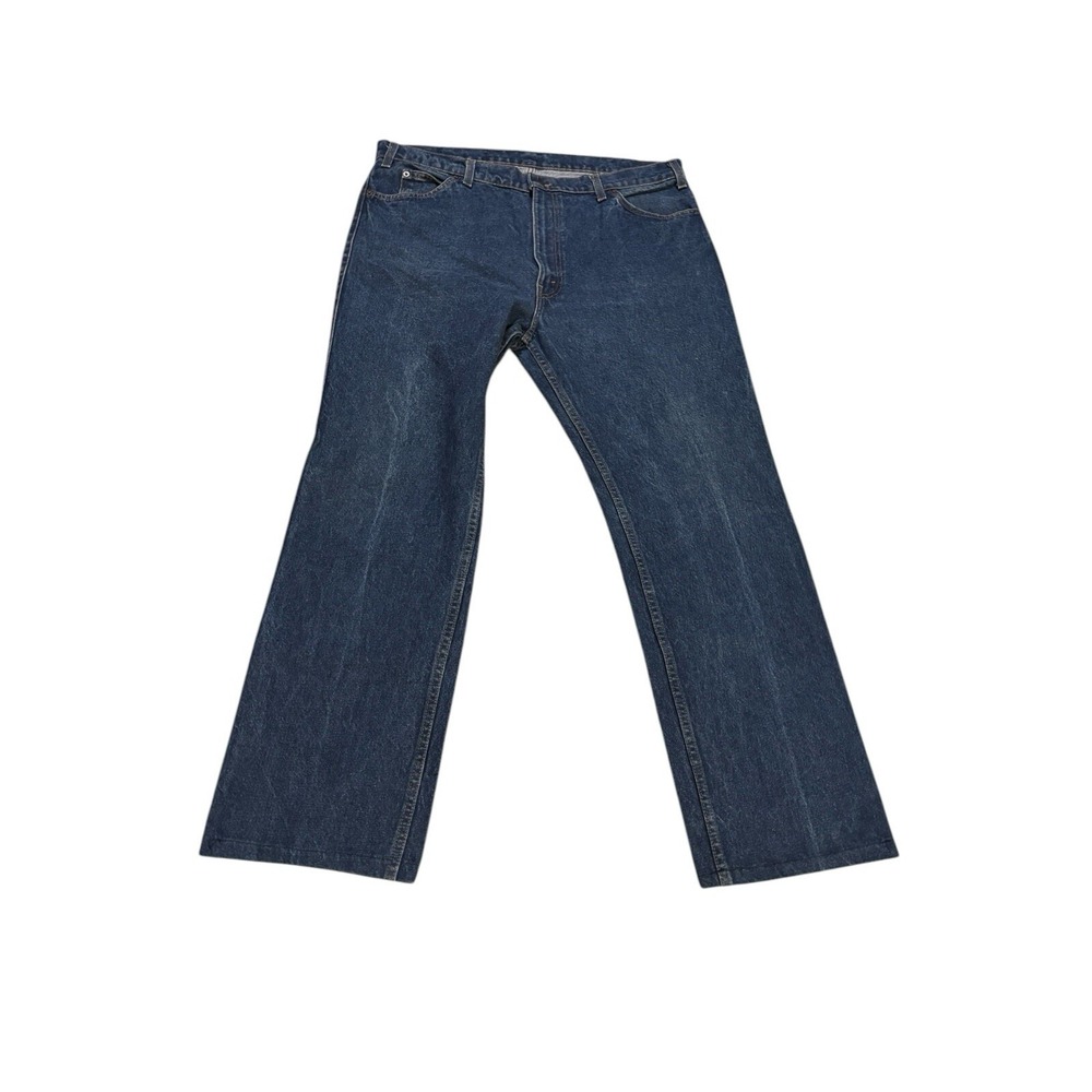 Vintage Levis For Men 515 Leather Tab Straight Leg Jeans Indigo Blue 40x31 USA